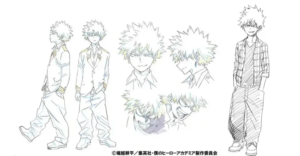 Arte y Diseño de Personajes en My Hero Academia