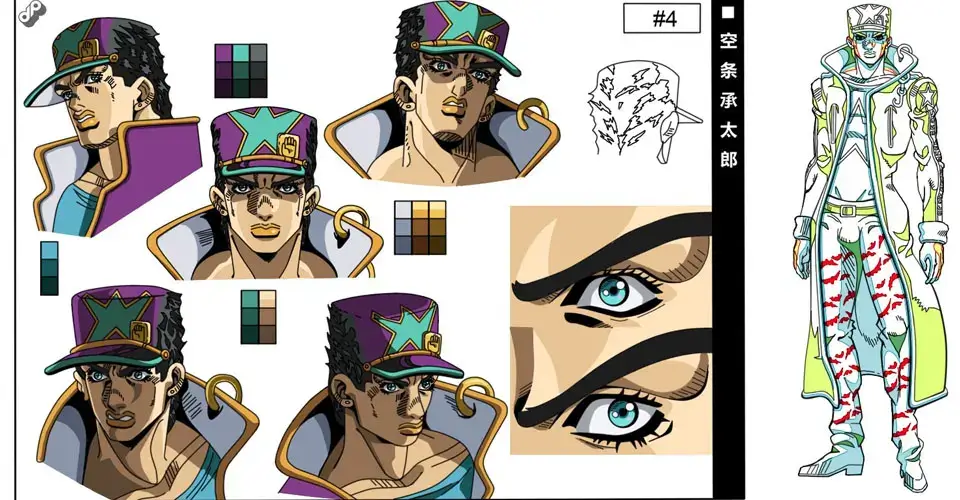 Arte y Diseño de Personajes en Jojo’s Bizarre Adventure: Stone Ocean