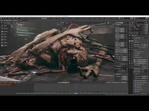 goodnight Claire - breakdown - Blender 2.8 Eevee