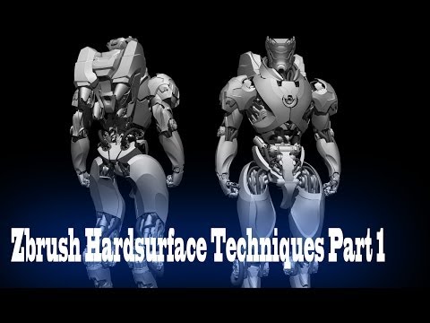 Zbrush Hardsurface Techniques part 1