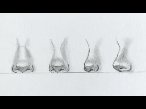 DIBUJAR NARICES SERÁ MUY FÁCIL /CÓMO DIBUJAR UNA NARIZ