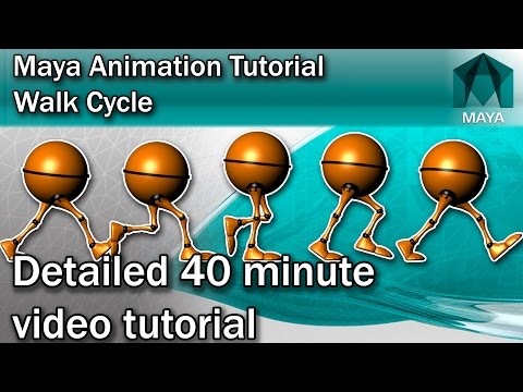 Maya Walk Cycle Tutorial - Complete | Character Animation Tutorial
