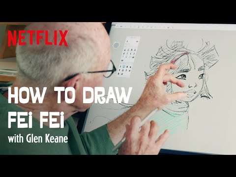 How to Draw Fei Fei with Glen Keane | Over the Moon | Netflix Family