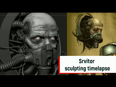 Servitor Sculpting Timelapse