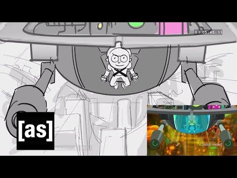 Rick and Morty: Destroying Glorzo | Storyboard to Screen | adult swim
