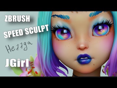 JGirl Speed sculpt | Zbrush