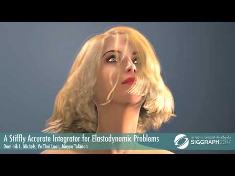 Hair in motion from SIGGRAPH 2017