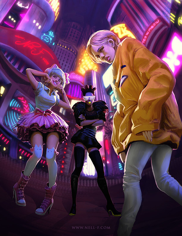 Portafolio de Nell Fallcard