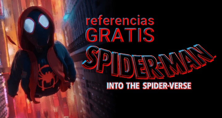 Referencias GRATIS de Spiderman: Into The Spider-Verse