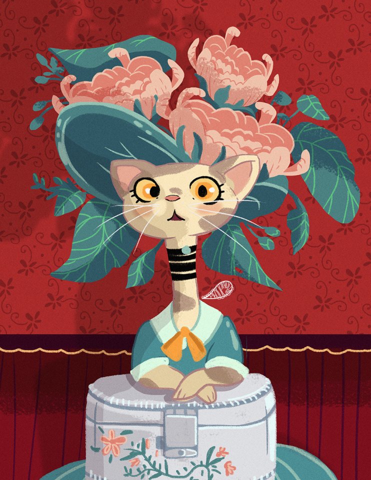 "Cat Lady" por Vanessa Morales