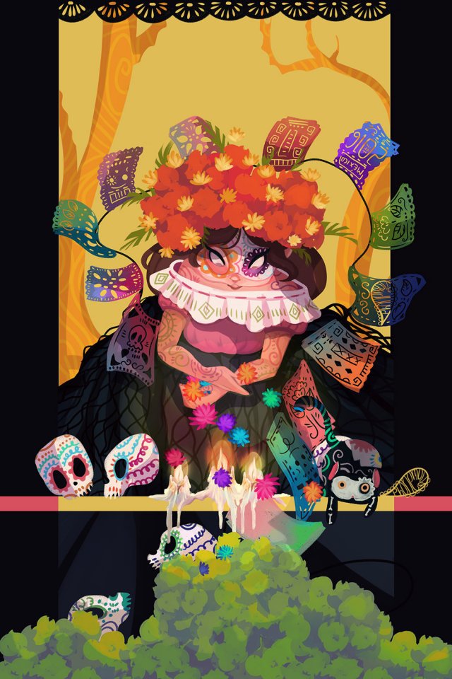 "Dia de Muertos" por Vanessa Morales
