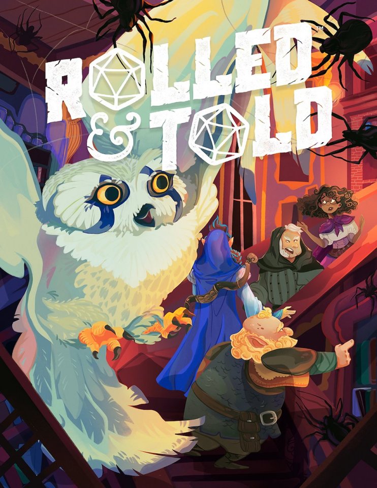 Ilustración de Portada para Lion Forge, Rolled & Told No.12 por Vanessa Morales