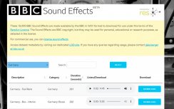 La BBC Libera 33,000 Efectos de Sonido Gratuitos