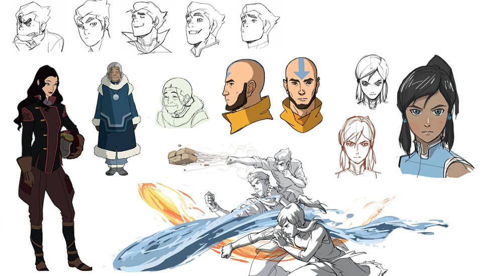 Arte Conceptual y Diseño de Avatar: La Leyenda de Korra