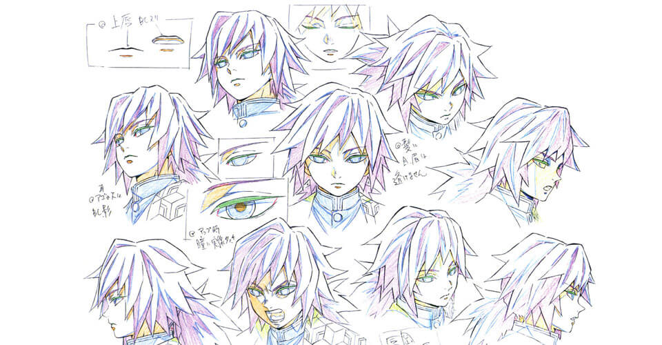 Diseño de Personajes y Arte Conceptual de Demon Slayer: Kimetsu no Yaiba