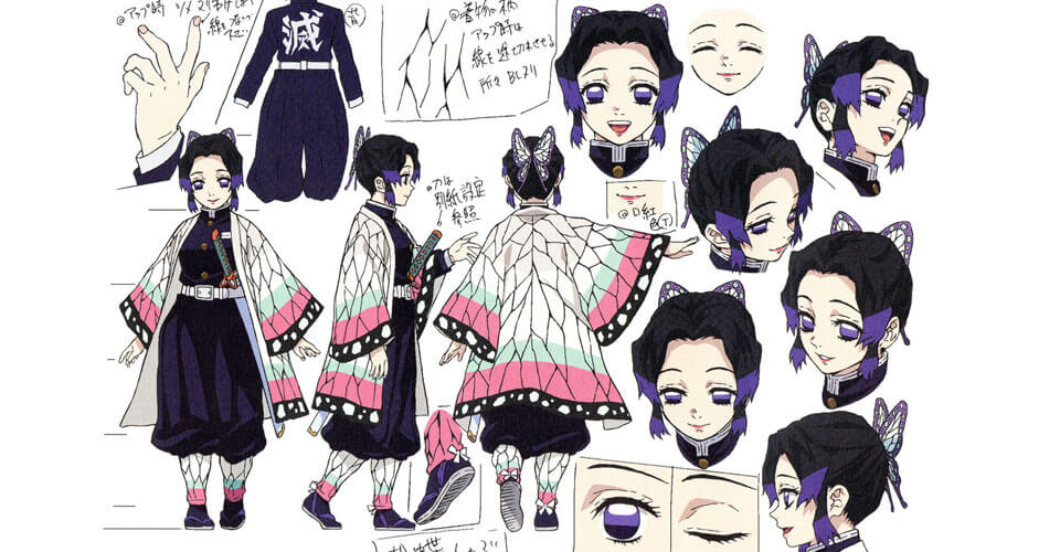 Diseño de Personajes y Arte Conceptual de Demon Slayer: Kimetsu no Yaiba