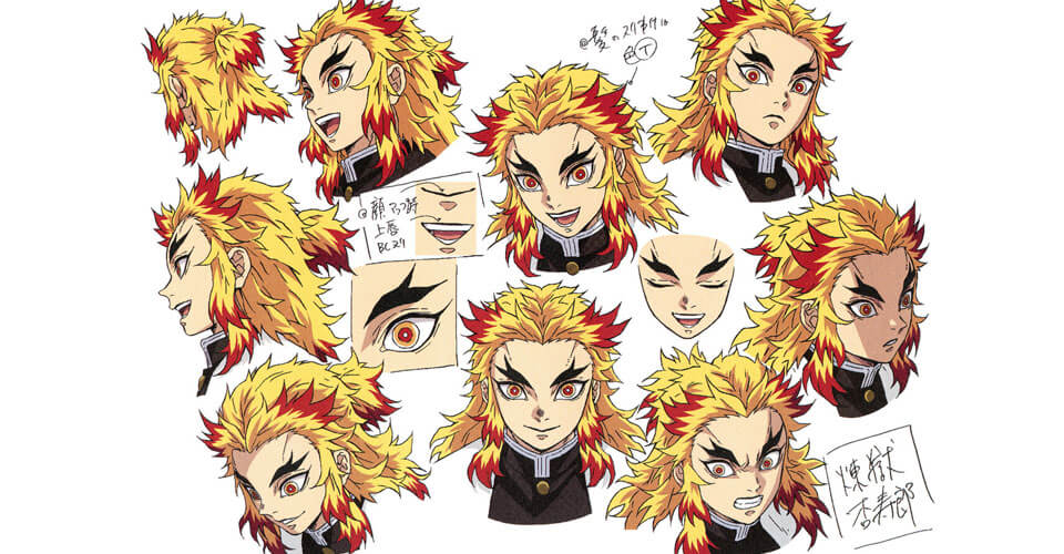 Diseño de Personajes y Arte Conceptual de Demon Slayer: Kimetsu no Yaiba