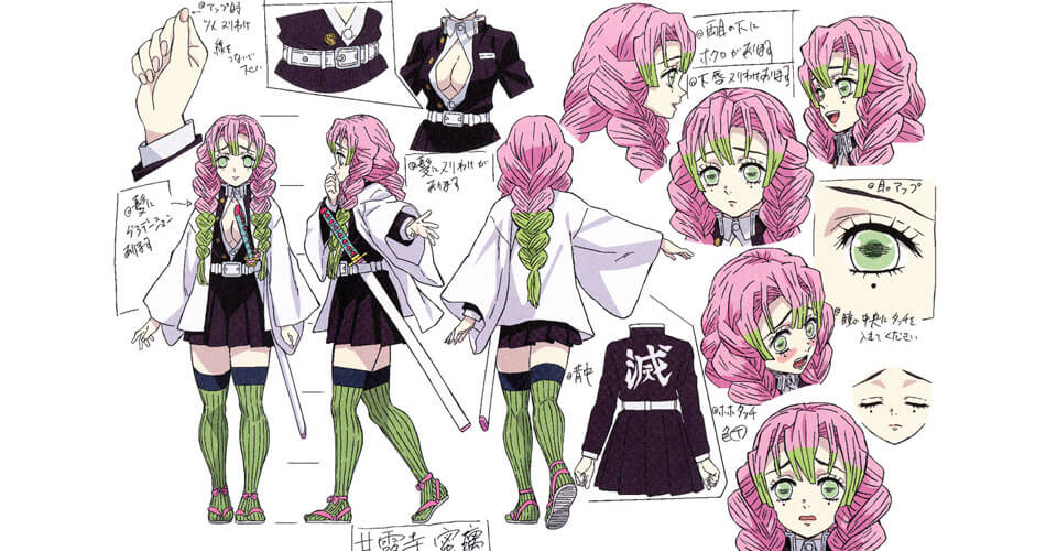 Diseño de Personajes y Arte Conceptual de Demon Slayer: Kimetsu no Yaiba