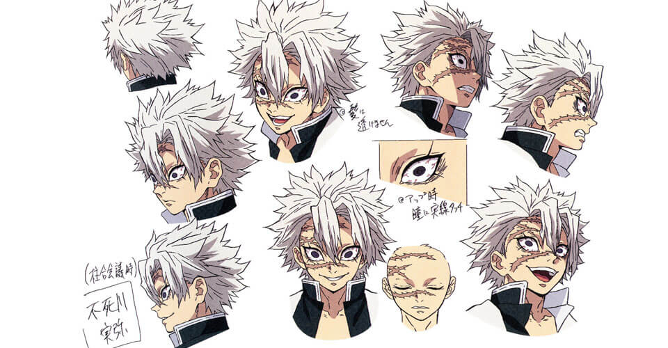 Diseño de Personajes y Arte Conceptual de Demon Slayer: Kimetsu no Yaiba