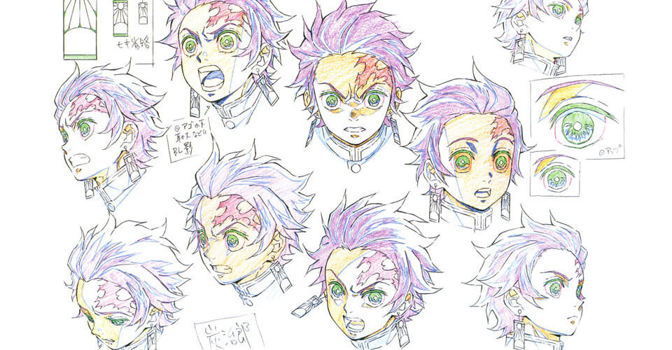 Diseño de Personajes y Arte Conceptual de Demon Slayer: Kimetsu no Yaiba