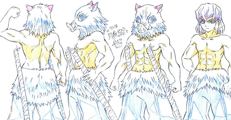 Diseño de Personajes y Arte Conceptual de Demon Slayer: Kimetsu no Yaiba