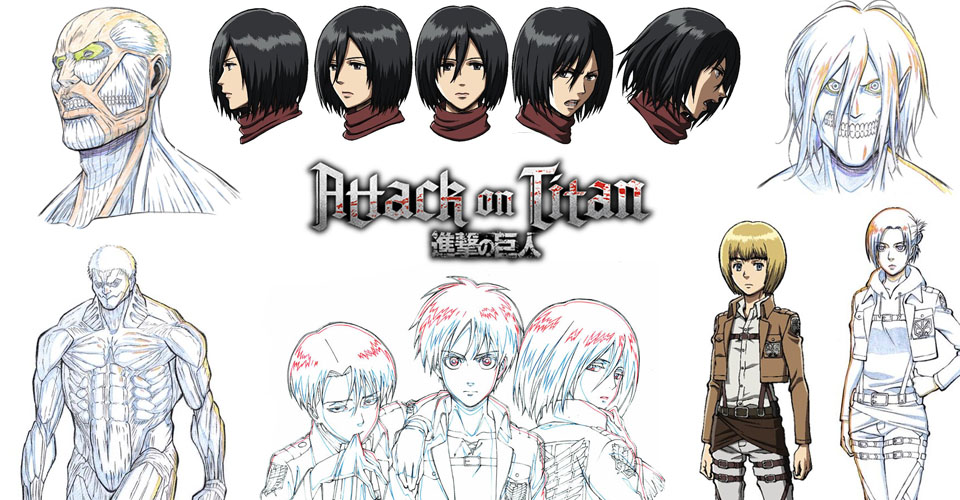 Diseño de Personajes y Arte Conceptual de Attack on Titan