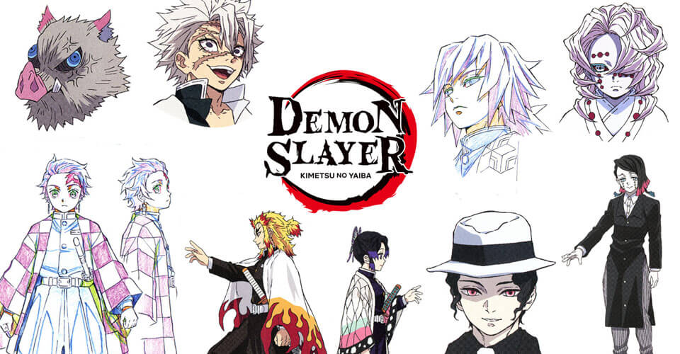 Diseño de Personajes y Arte Conceptual de Demon Slayer