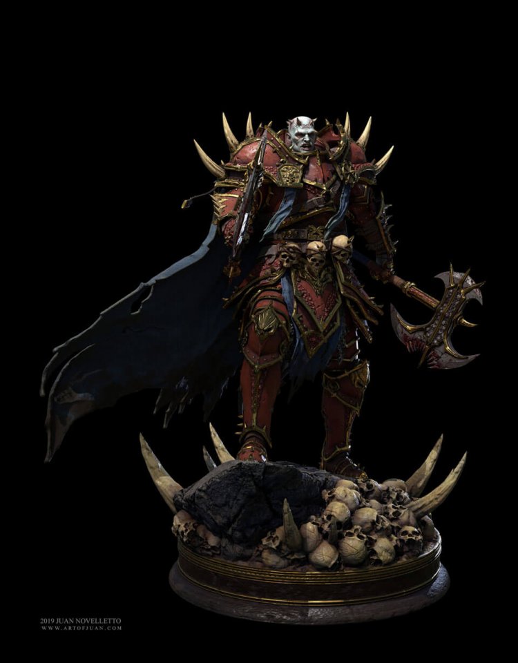 juan-novelletto-Khorne-Champion-of-Chaos-Warhammer-Fantasy