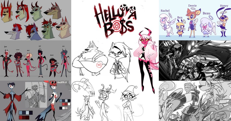 Arte Conceptual y Diseño de Personajes en Helluva Boss