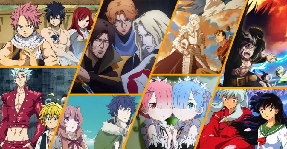 50 Mejores Series de Anime de Fantasía y Magia