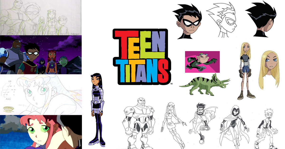  Arte Conceptual y Diseño de Personajes en Teen Titans