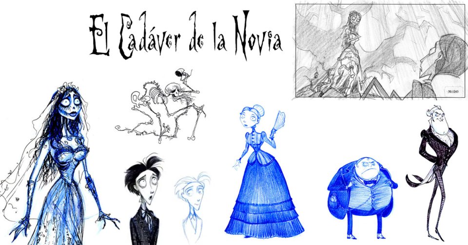 El Cadáver de la Novia: Diseño y Arte Conceptual