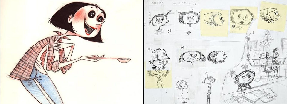 Diseño y Arte Conceptual en Coraline y la Puerta Secreta