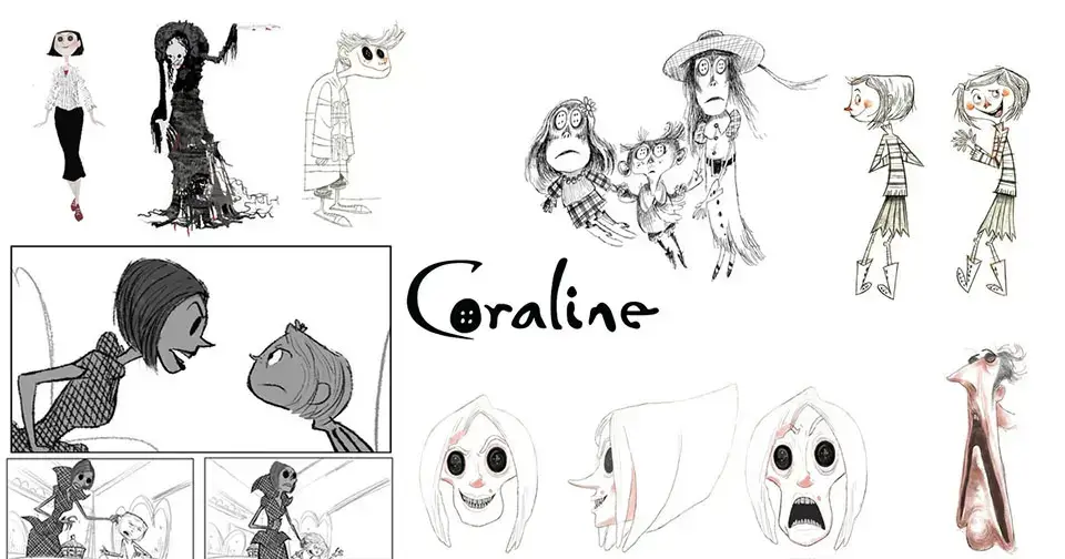 Diseño y Arte Conceptual en Coraline y la Puerta Secreta