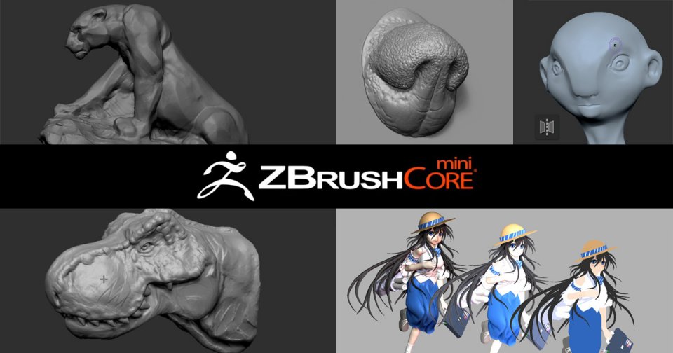 open ztl zbrush core