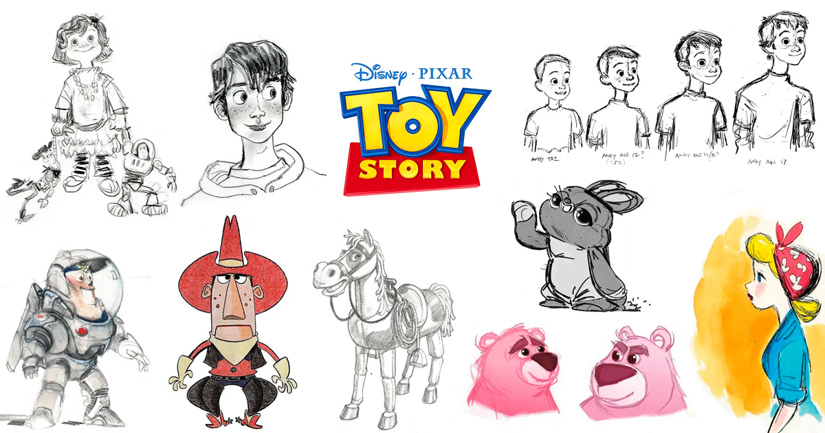 Arte Conceptual y Diseño de Personajes en Toy Story