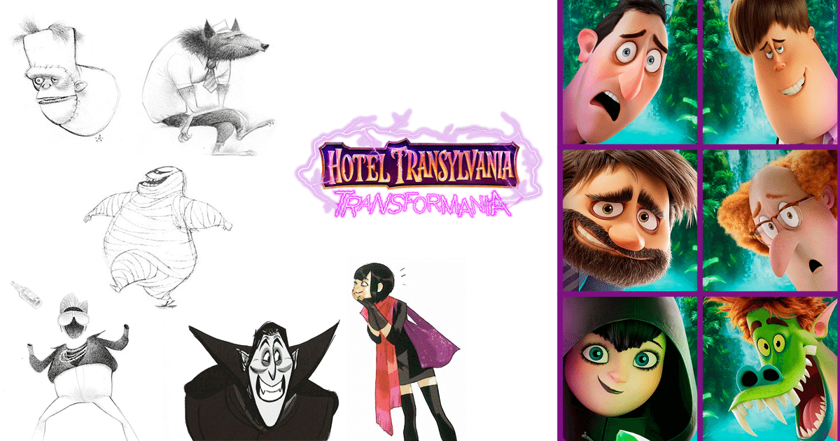 Historia, Diseño y Animación de Hotel Transylvania: Transformania