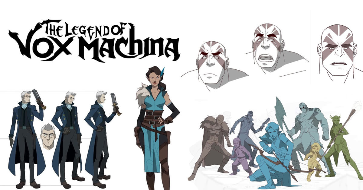Personagens e Cenários de The Legend of Vox Machina