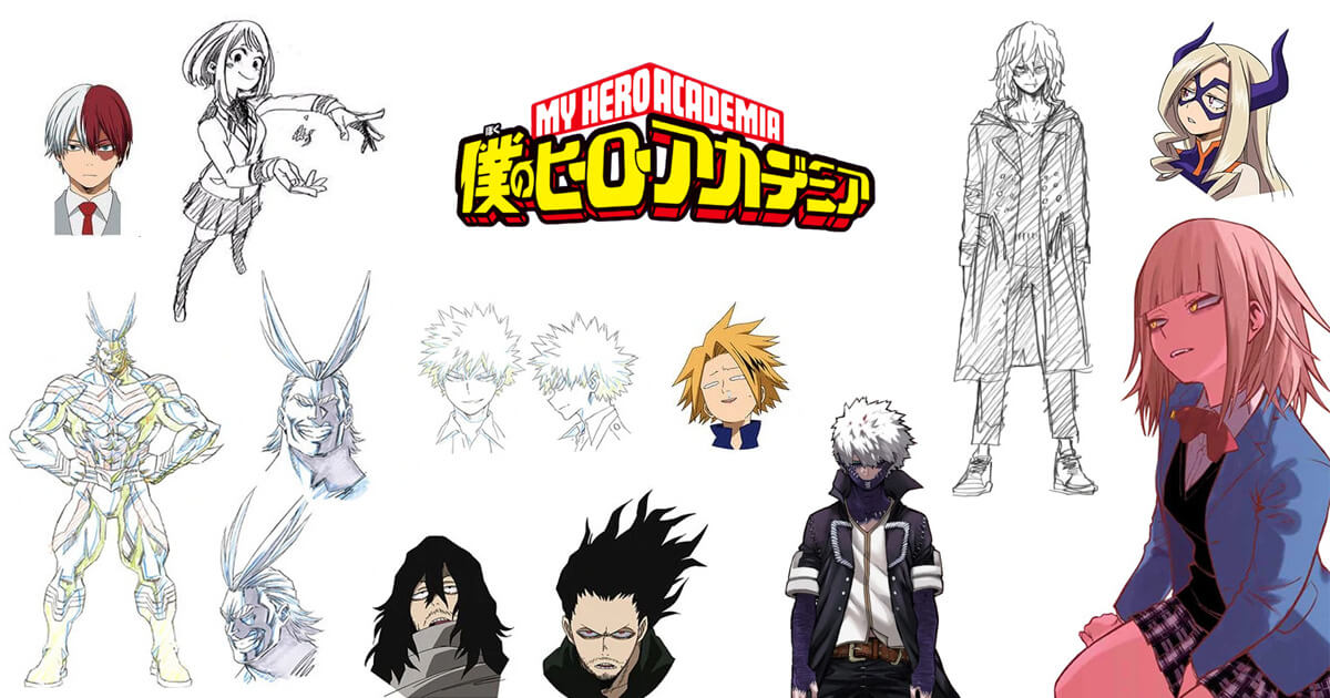 Arte y Diseño de Personajes en My Hero Academia