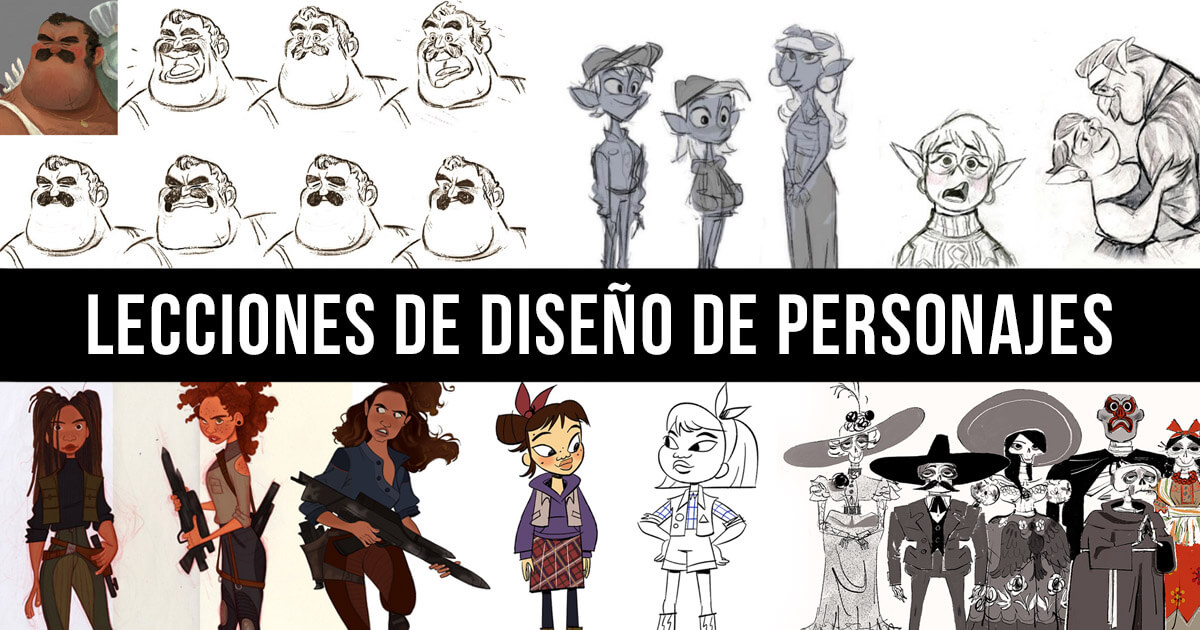 Lecciones de Diseño de Personajes con Netflix, Cartoon Network y Pixar