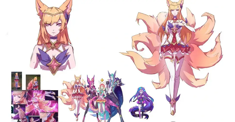 Arte Conceptual y Diseño de League of Legends: Star Guardian