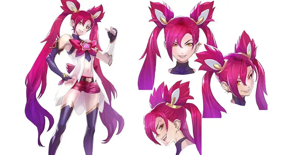 Arte Conceptual y Diseño de League of Legends: Star Guardian