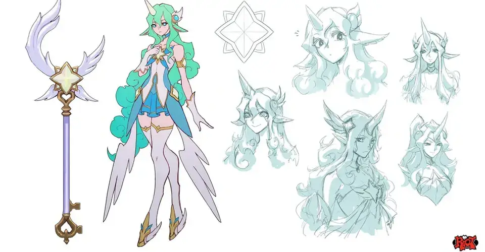 Arte Conceptual y Diseño de League of Legends: Star Guardian