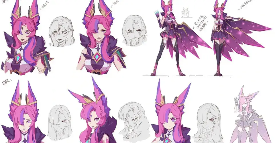 Arte Conceptual y Diseño de League of Legends: Star Guardian