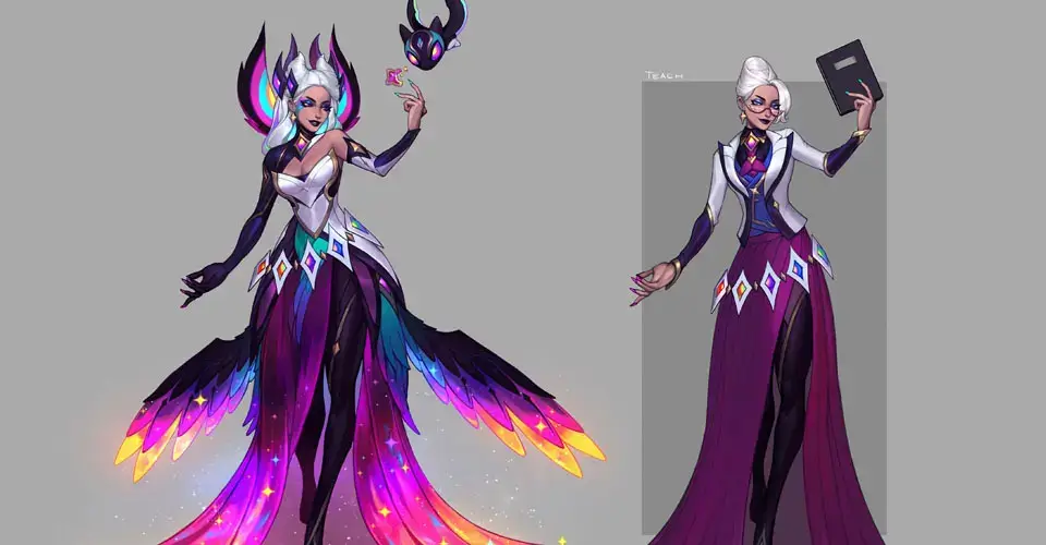 Arte Conceptual y Diseño de League of Legends: Star Guardian