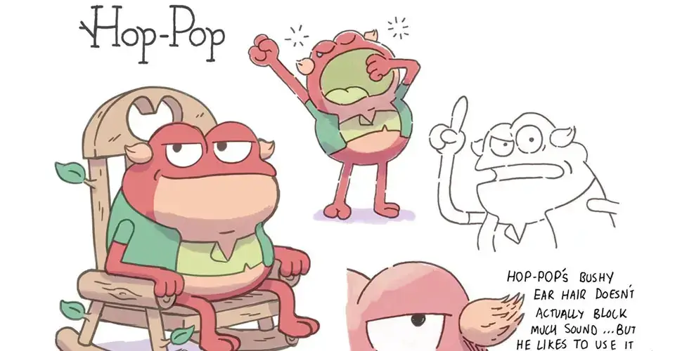 Arte Conceptual y Diseño de Personajes en Amphibia