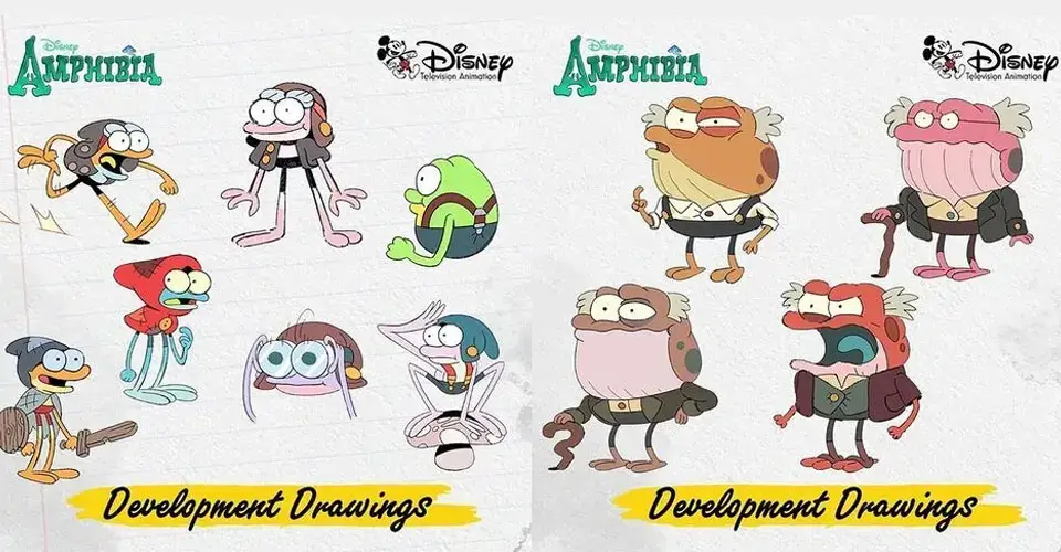 Arte Conceptual y Diseño de Personajes en Amphibia