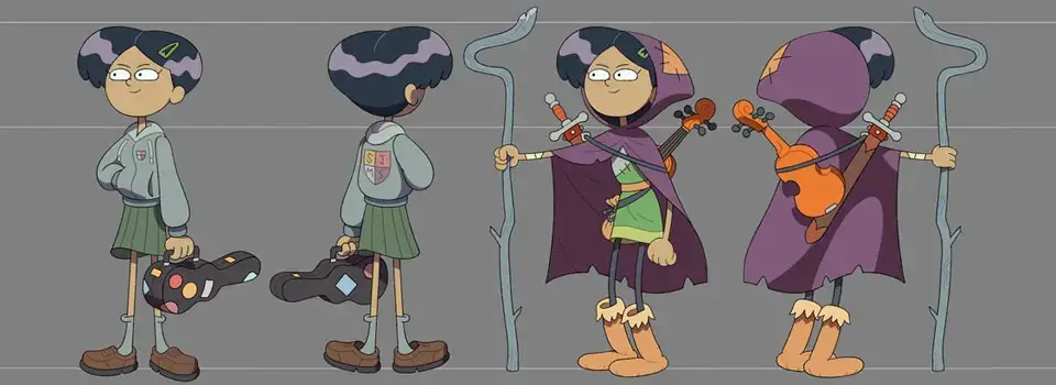 Arte Conceptual y Diseño de Personajes en Amphibia