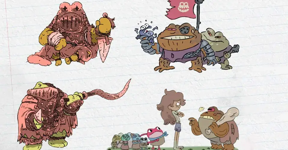 Arte Conceptual y Diseño de Personajes en Amphibia