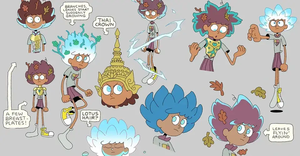 Arte Conceptual y Diseño de Personajes en Amphibia